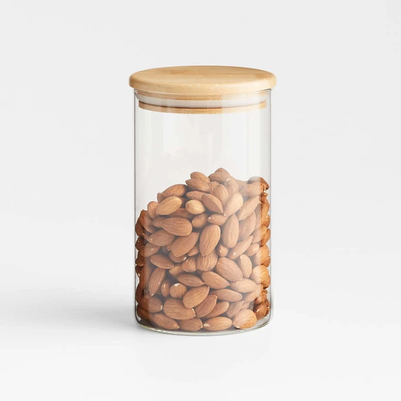 Zestaw trzech pojemników na produkty sypkie 3 x 1000 ml | Bamboo #2