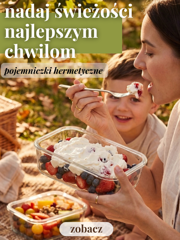 Pojemniki hermetyczne, lunchboxy porcello.mom